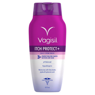 Vagisil Itch Protect+ Daily Crème Wash, 12 fl oz