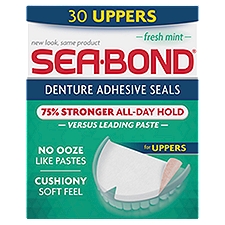 Sea-Bond Fresh Mint, Denture Adhesive Seals, 30 Each