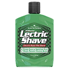 Williams Lectric Shave Electric Razor Pre-Shave, 7 Fluid ounce