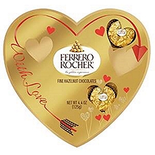 Ferrero Rocher Fine Hazelnut Chocolates, 4.4 oz