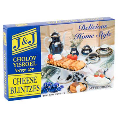 J & J Delicious Home Style Cheese Blintzes, 13 oz