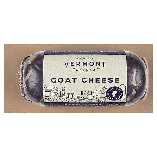 Vermont Creamery Wild Blueberry Lemon & Thyme Goat Cheese, 4 oz