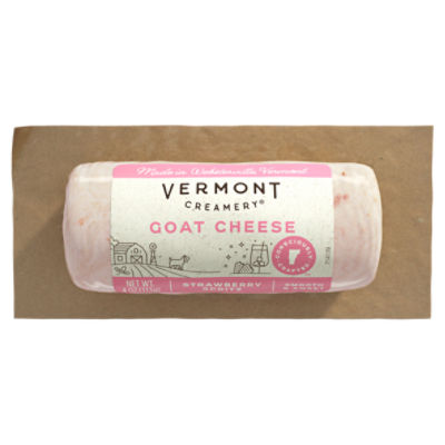 Vermont Creamery Strawberry Spritz Goat Cheese, 4 oz