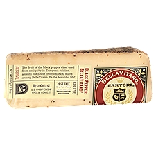 Sartori BellaVitano Black Pepper Cheese, 5.3 oz