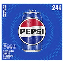 Pepsi Soda, 288 Fluid ounce