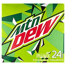 Mtn Dew 24 Pack Cans, 288 fl oz
