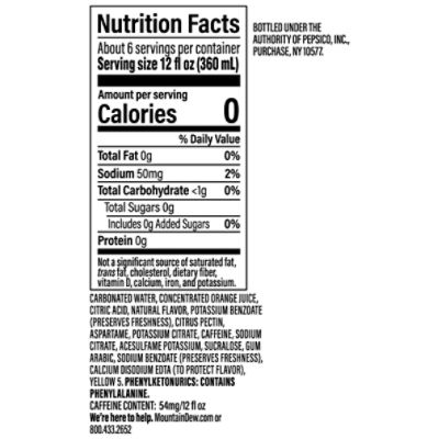 Mtn Dew Diet Soda, 2.1 qt - Price Rite