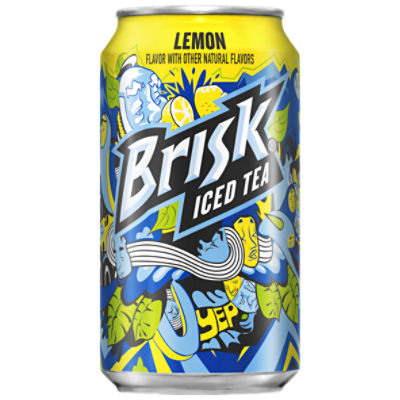 Brisk Iced Tea, Lemon, 12 Fl Oz