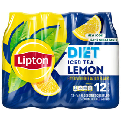 Lipton Diet Iced Tea, Lemon,16.9 Fl Oz, 12 Count