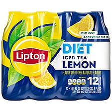 Lipton Diet Iced Tea, Lemon,16.9 Fl Oz, 12 Count