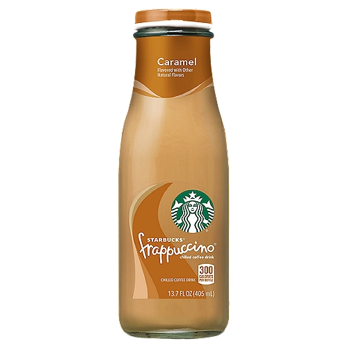 Starbucks Frappuccino Caramel Chilled Coffee Drink, 13.7 fl oz