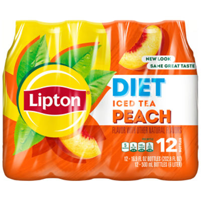 Lipton Diet Iced Tea, Peach, 16.9 Fl Oz, 12 Count