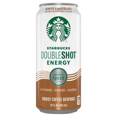 Starbucks Doubleshot Energy Coffee Beverage White Chocolate Naturally & Artificially Flavored 15 Fl Oz Can