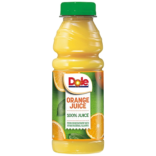 Dole 100% Juice, Orange, 15.2 Fl Oz