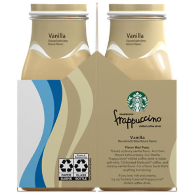 Starbucks Vanilla Frappuccino Coffee Drink 9.5 oz Bottles - Shop Coffee at  H-E-B