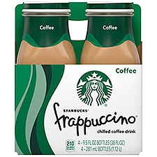Starbucks Frappuccino Chilled Coffee Drink, 9.5 fl oz, 4 count