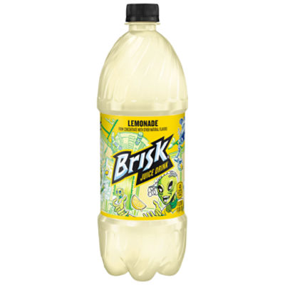 Brisk Juice Drink, Lemonade, 1 Liter