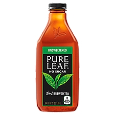 Pure Leaf Real Brewed Tea Unsweetened Black Tea 64 Fl Oz, 64 Fluid ounce