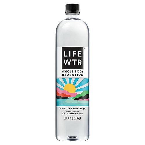 Life WTR Purified Water, 33.8 fl oz
LIFEWTR is premium bottled water that fuses creativity and design to serve as a source of inspiration as well as hydration. LIFEWTR is a purified water, pH balanced with electrolytes added for taste.