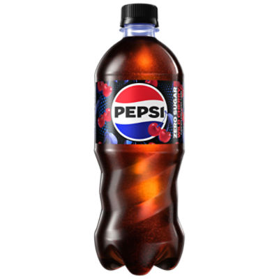 Pepsi Zero Sugar Soda, Wild Cherry, 20 Fl Oz