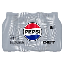 Diet Pepsi, 12 Fl Oz, 8 Count, Bottle