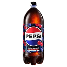 Pepsi Zero Sugar Soda, Wild Cherry, 2 Liter, 2 Litre