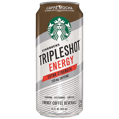 Starbucks Tripleshot Energy Energy Coffee Beverage, Caffe Mocha Flavored, 15 Fl Oz