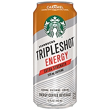 Starbucks Tripleshot Extra Strength Caramel, Energy Coffee Beverage, 15 Fluid ounce