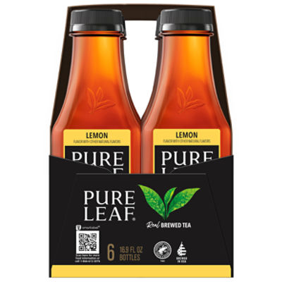 Pure Leaf Brewed Tea, Lemon,16.9 Fl Oz, 6 Count