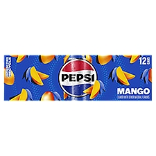Pepsi Mango Soda, 12 fl oz, 12 count