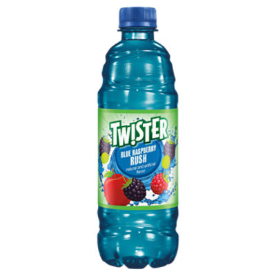 Twister Blue Raspberry Rush Flavored Beverage, 16.9 fl oz