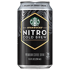 Starbucks Nitro Cold Brew Premium, Coffee Drink, 9.6 Fluid ounce