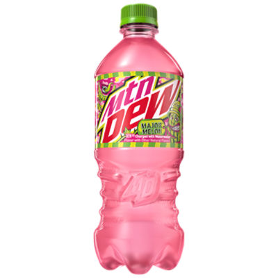 Mtn Dew Major Melon Dew Charged With Watermelon 20 Fl Oz