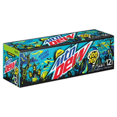 Mtn Dew Voo DEW Soda Mystery Flavor 12 Fl Oz 12 Count Can