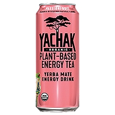 Yachak Organic Plant-Based Energy Tea Passionfruit Yerba Mate, Energy Drink, 16 Fluid ounce