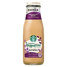 Starbucks Frappuccino Chilled Coffee Drink Oatmilk Dark Chocolate Brownie 13.7 Fl Oz Bottle