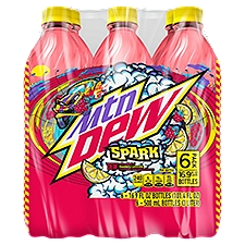 Mtn Dew Spark Raspberry Lemonade Soda, 16.9 fl oz, 6 count