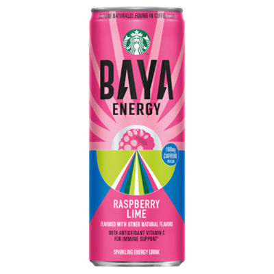 Starbucks Baya Energy Sparkling Raspberry Lime, Energy Drink