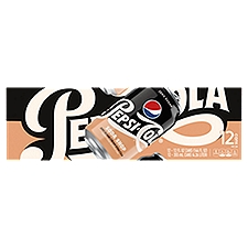 Pepsi-Cola Zero Sugar Cream, Soda Cola, 144 Fluid ounce