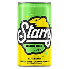 Starry Lemon Lime Flavored Soda, 7.5 fl oz