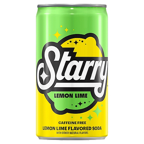 Starry Soda Lemon Lime 7.5 Fl Oz