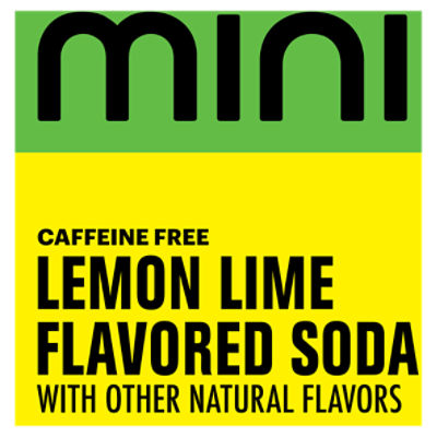 Starry Lemon Lime Soda, Caffeine Free, Mini Cans, 7.5 Ounce (Pack of 10)
