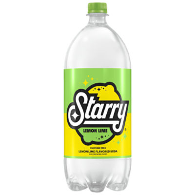 Starry Soda, Lemon Lime, 2 Liter