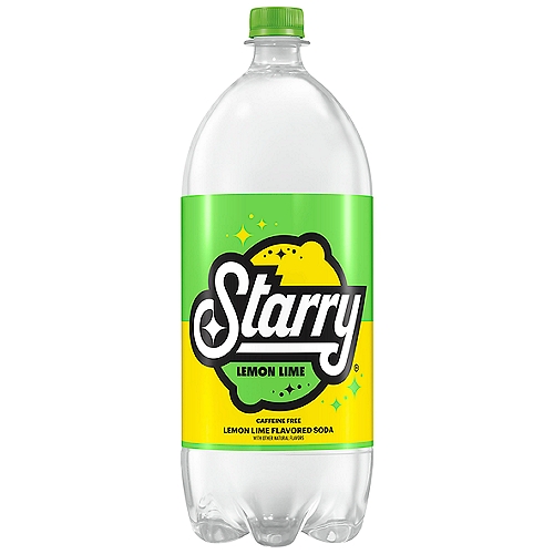 Starry Soda, Lemon Lime, 2 Liter