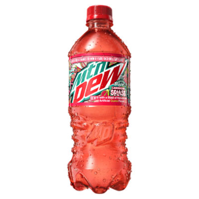 Mtn Dew Baja Caribbean Splash Soda, 20 fl oz