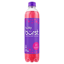 Bubly Burst Triple Berry Sparkling Water Beverage, 16.9 fl oz