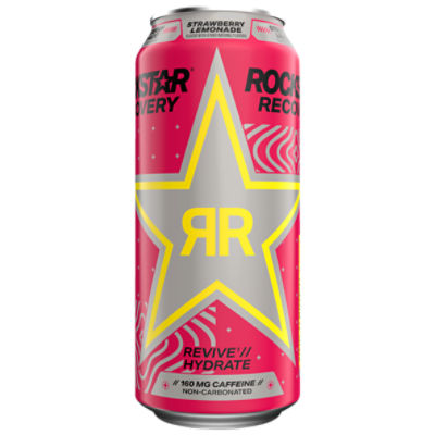 Rockstar Recovery Strawberry Lemonade Energy Drink, 16 fl oz