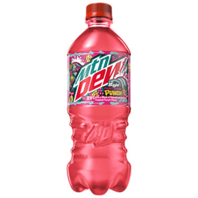 Mtn Dew Baja Point Break Punch Tropical Punch Flavor 20 Fl Oz - The ...