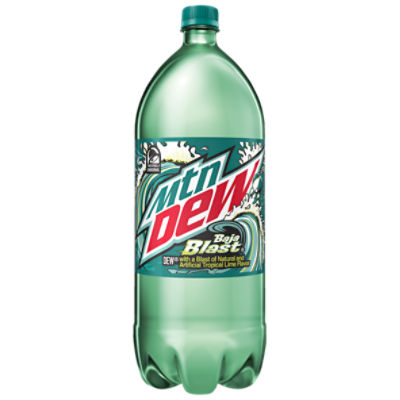 Mtn Dew Baja Blast DEW Tropical Lime Flavor 2 Liter