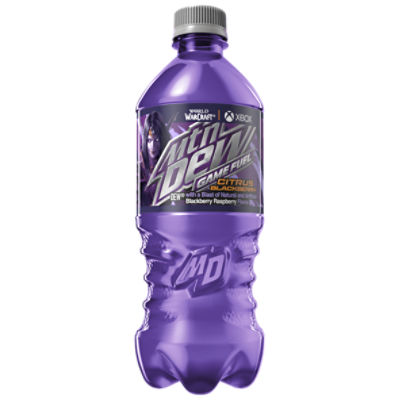 Mtn Dew Game Fuel Soda Citrus Blackberry 20 Fl Oz